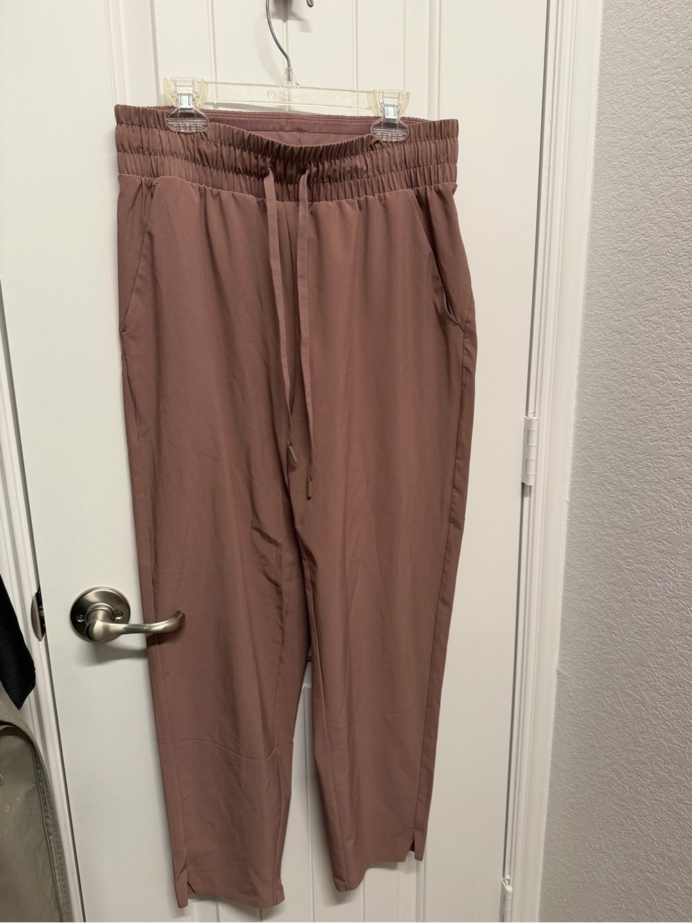 all in motion Mauve Brown Drawstring Track Pants